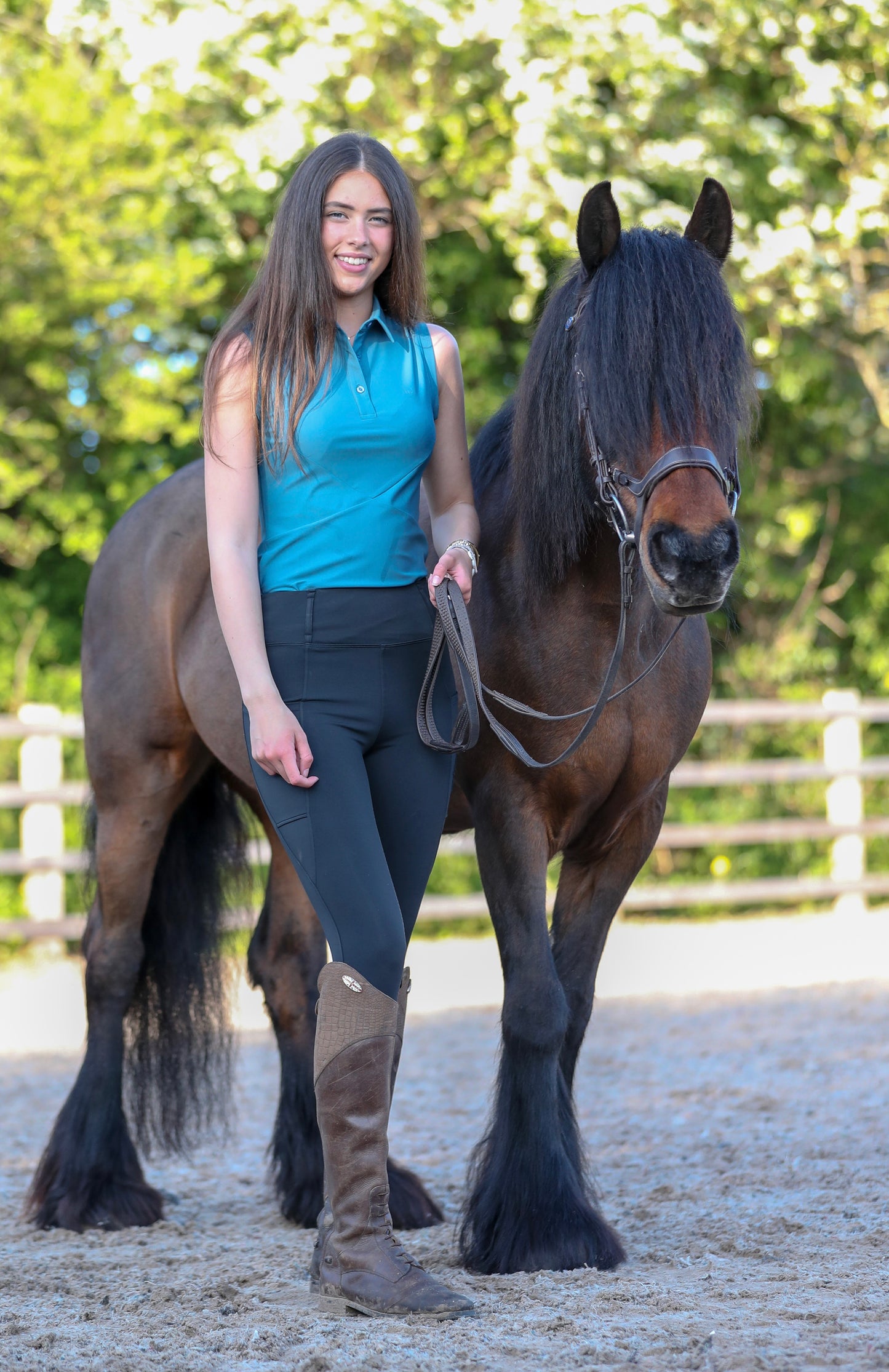 Sleeveless Top Teal