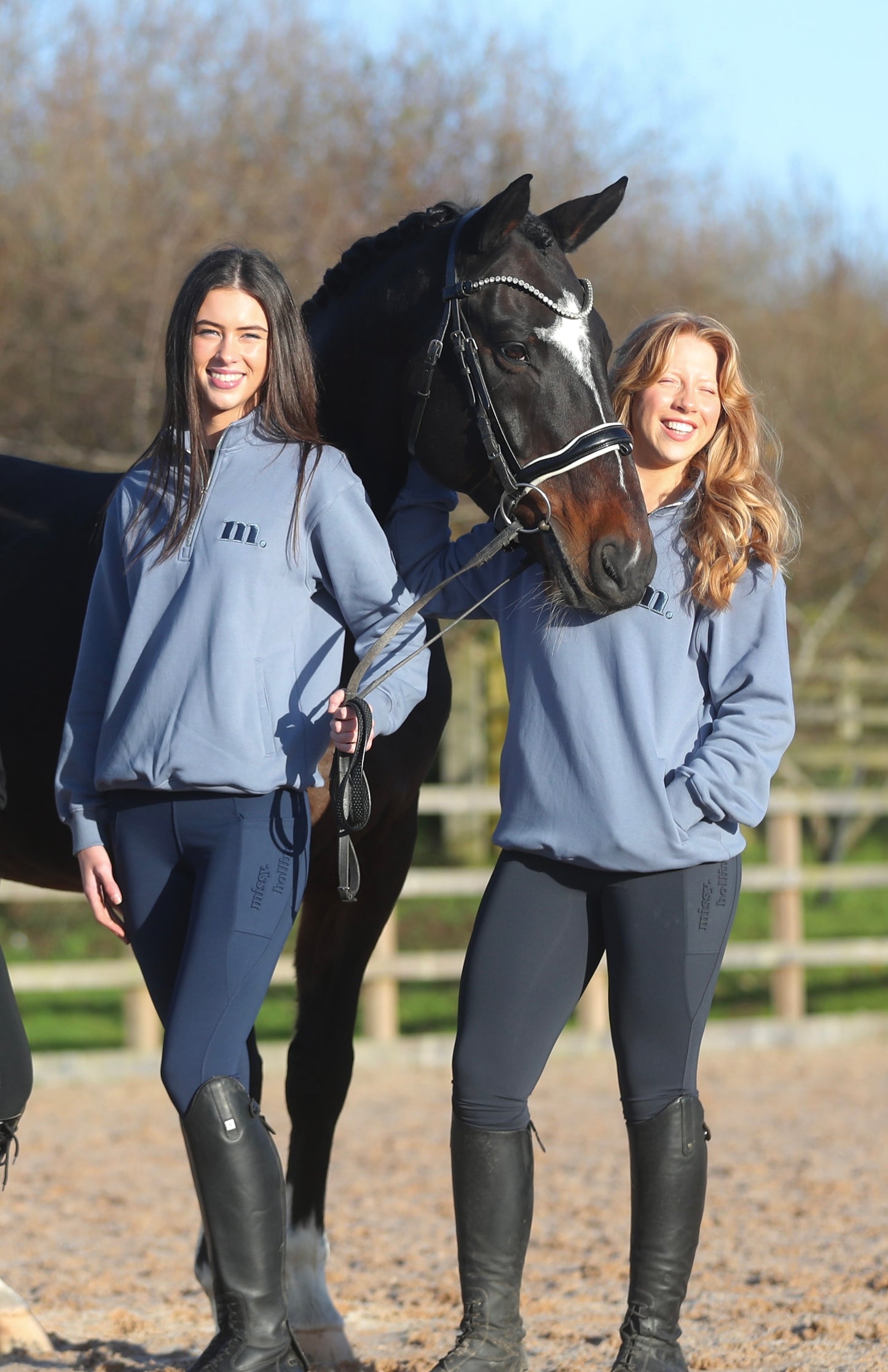 Cosy Quarter Zip Jumper Cornflower Blue