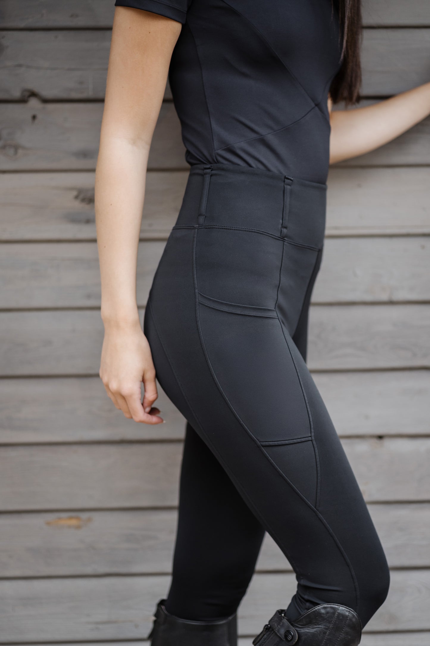 No Grip Leggings Shadow Black