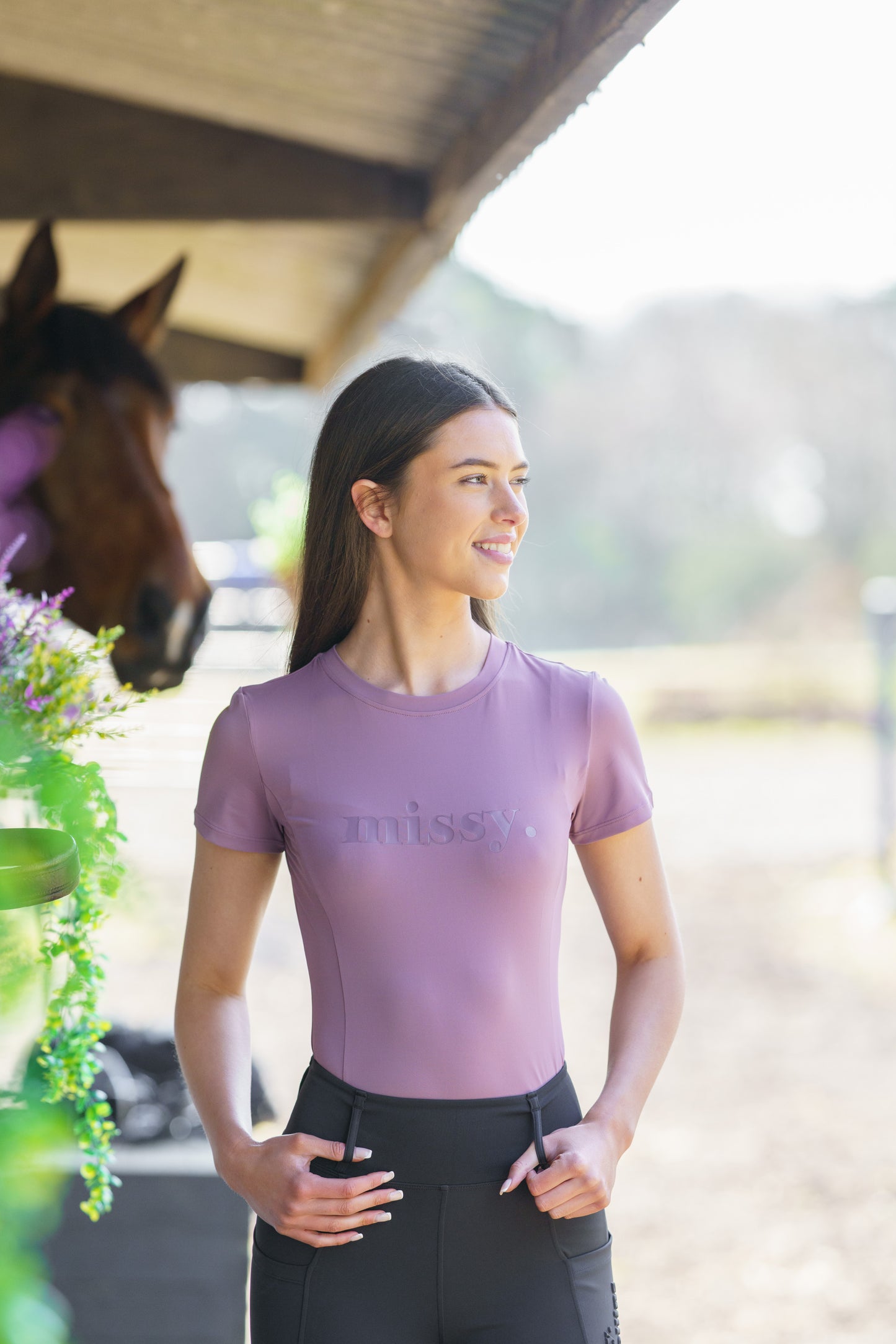 Tech Top Mauve Heather