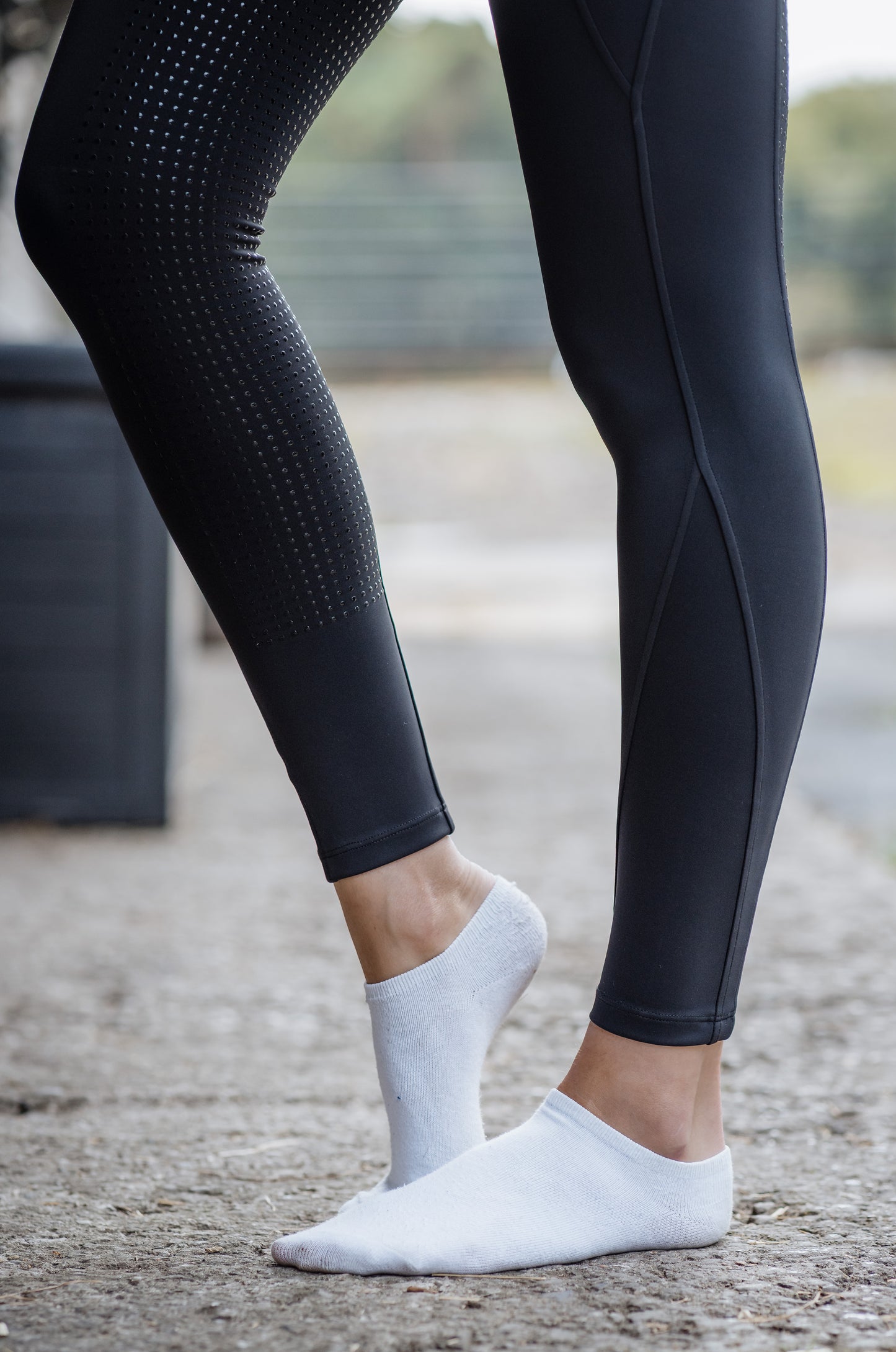Full Seat Grip Leggings Shadow Black