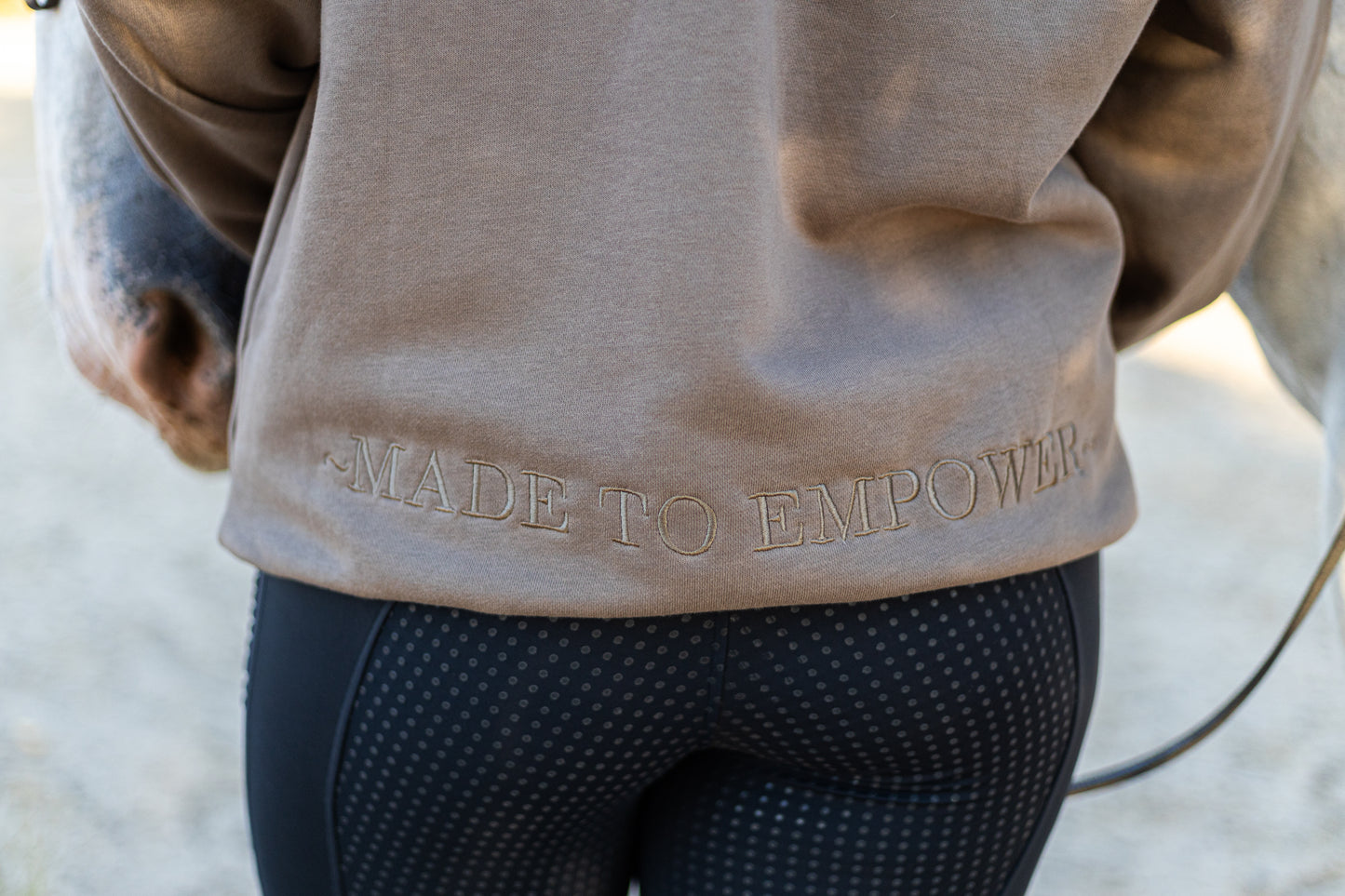 Cosy Collared Jumper Sand Dunes