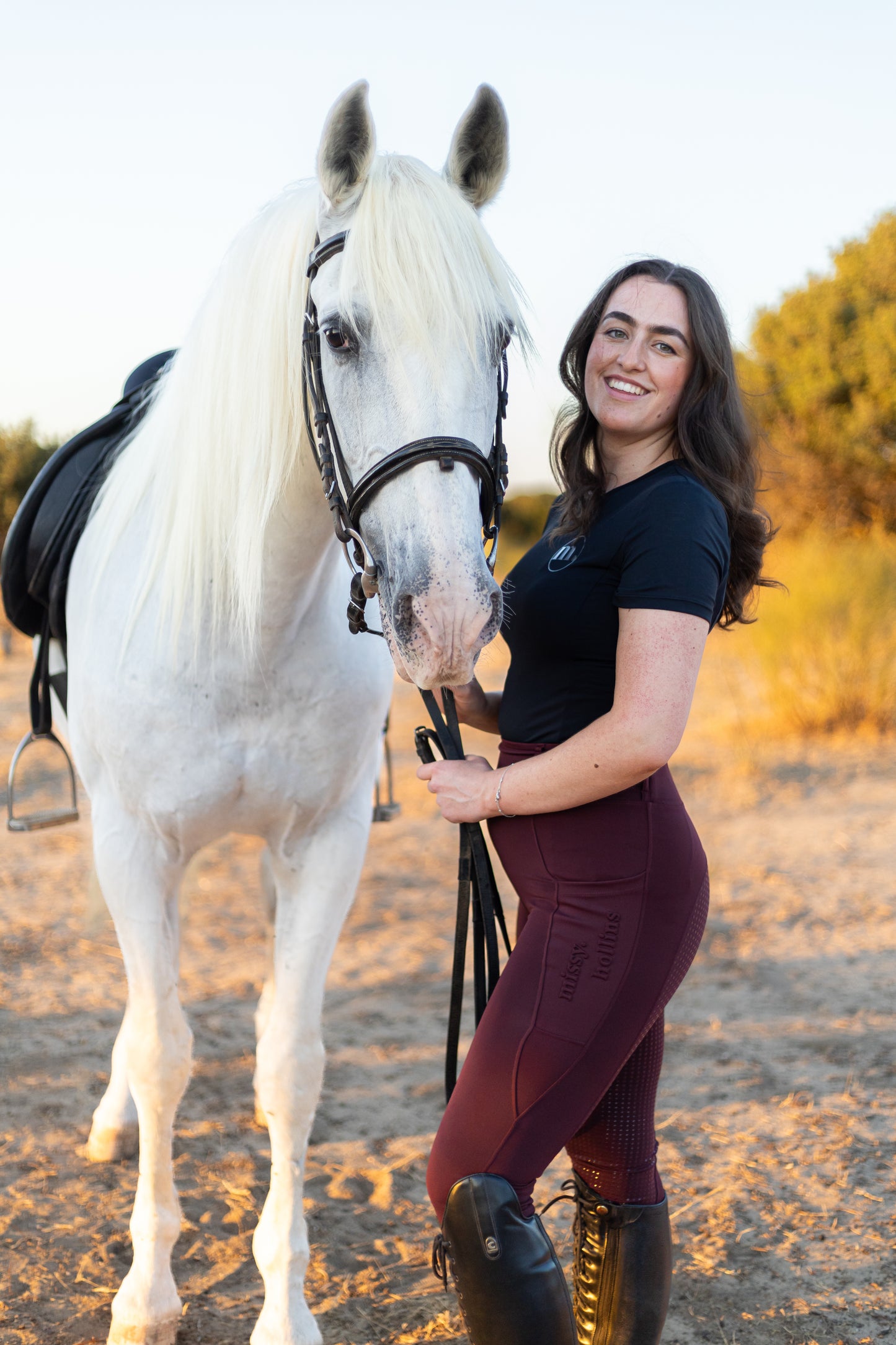 Full Seat Grip Leggings Damson