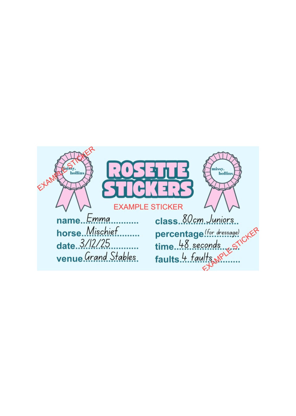 Rosette Stickers