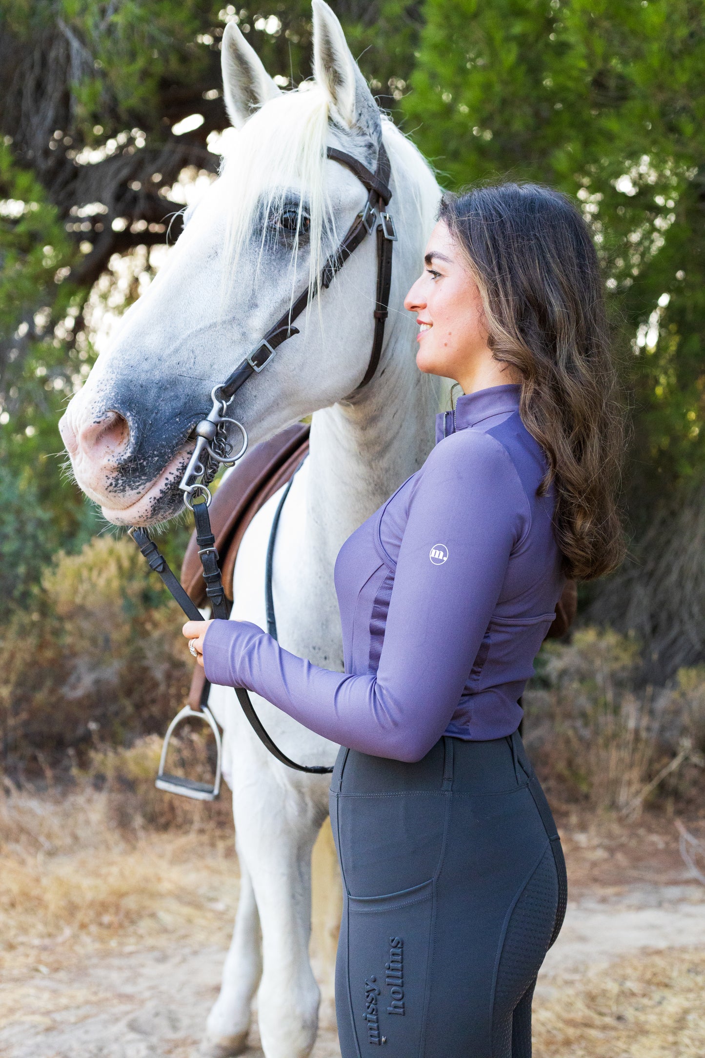 Young Rider Ventilated Baselayer Dusk