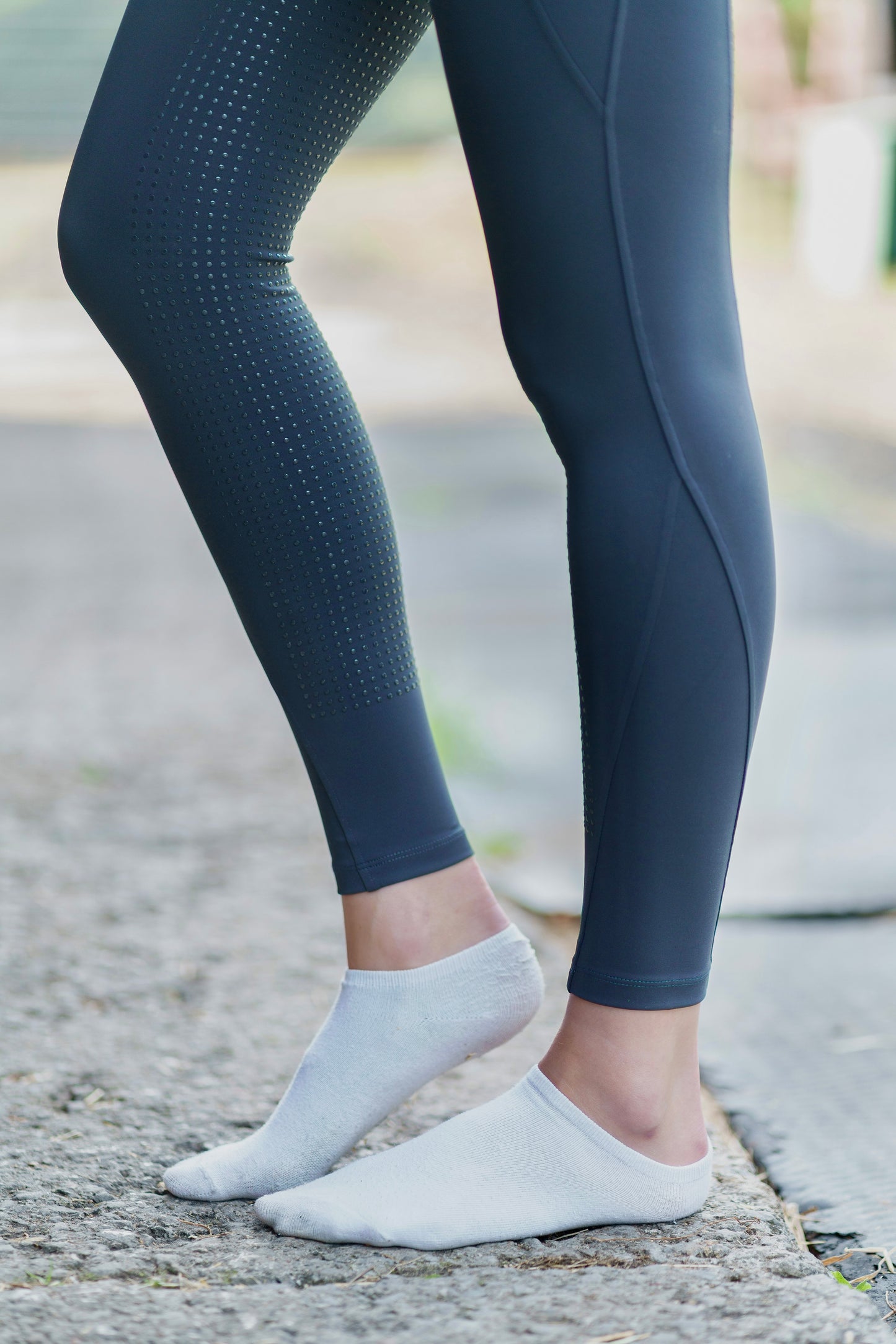 Full Seat Grip Leggings Graphite Navy