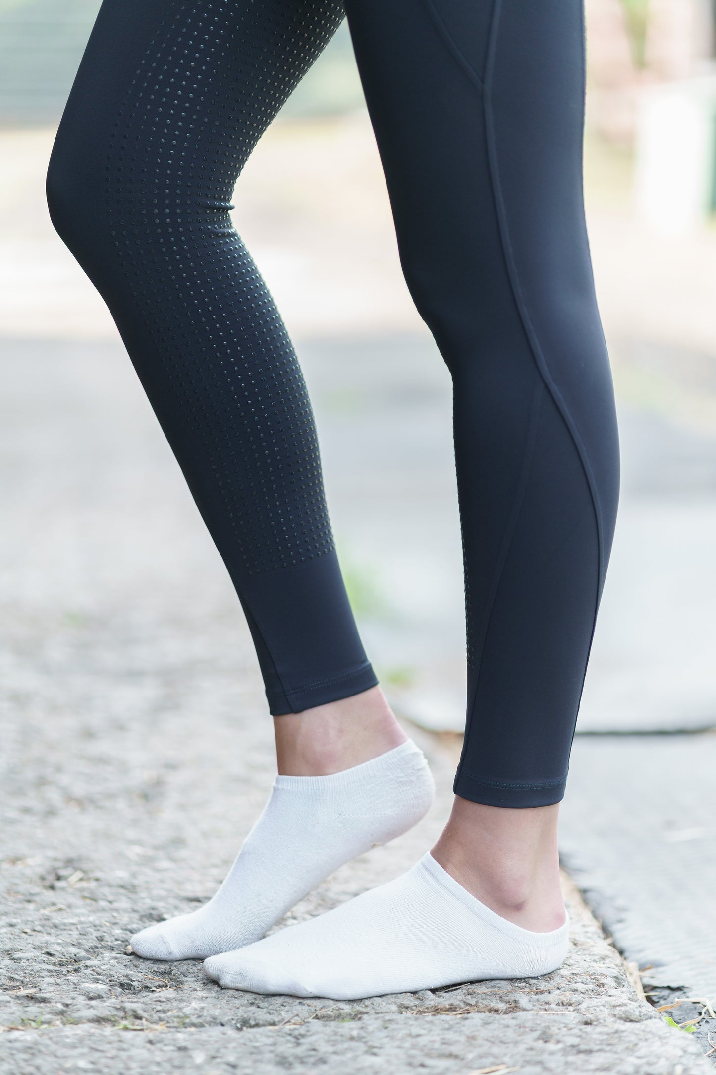 Full Seat Grip Leggings Graphite Navy