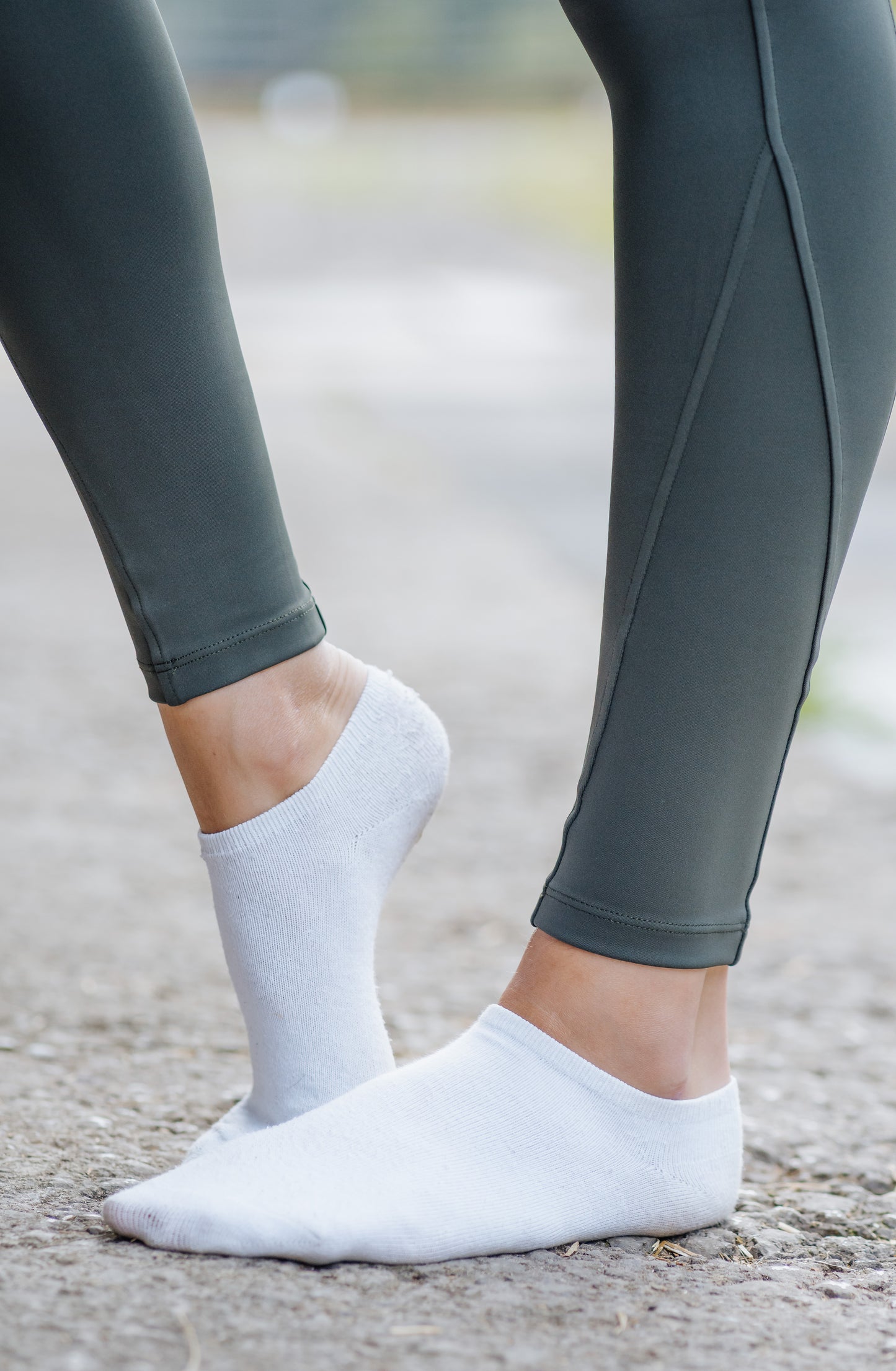No Grip Leggings Moss Green
