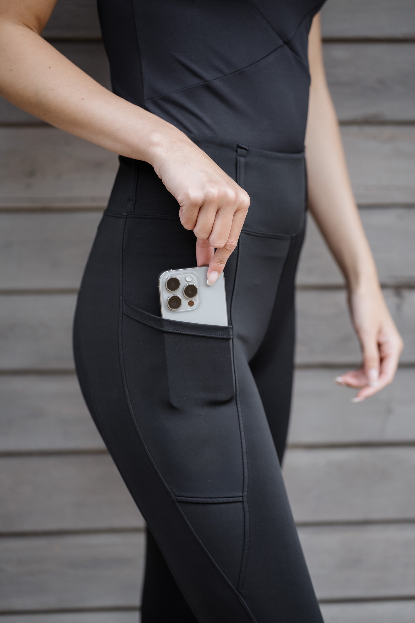 No Grip Leggings Shadow Black