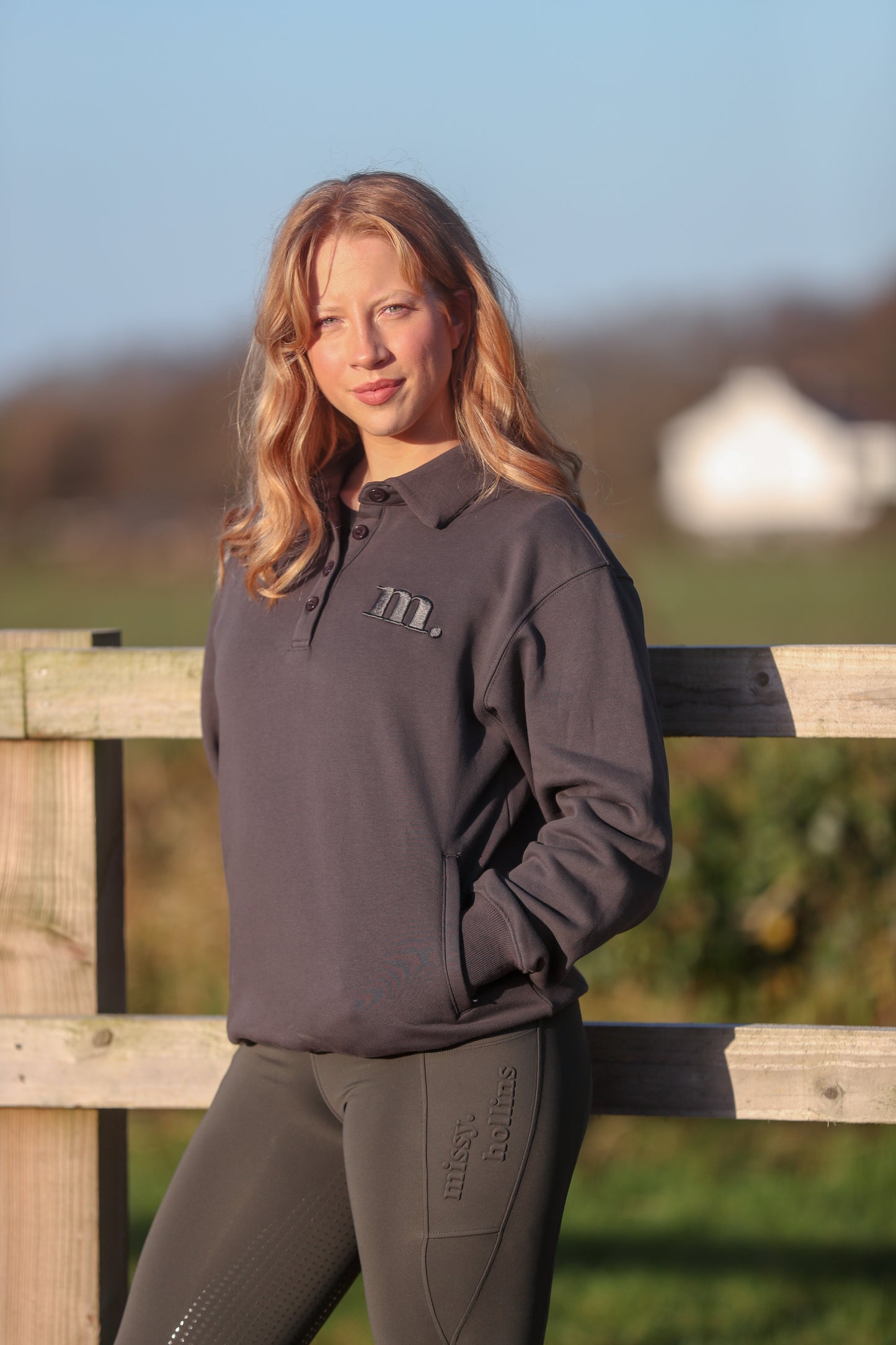 Cosy Collared Jumper Earth Grey