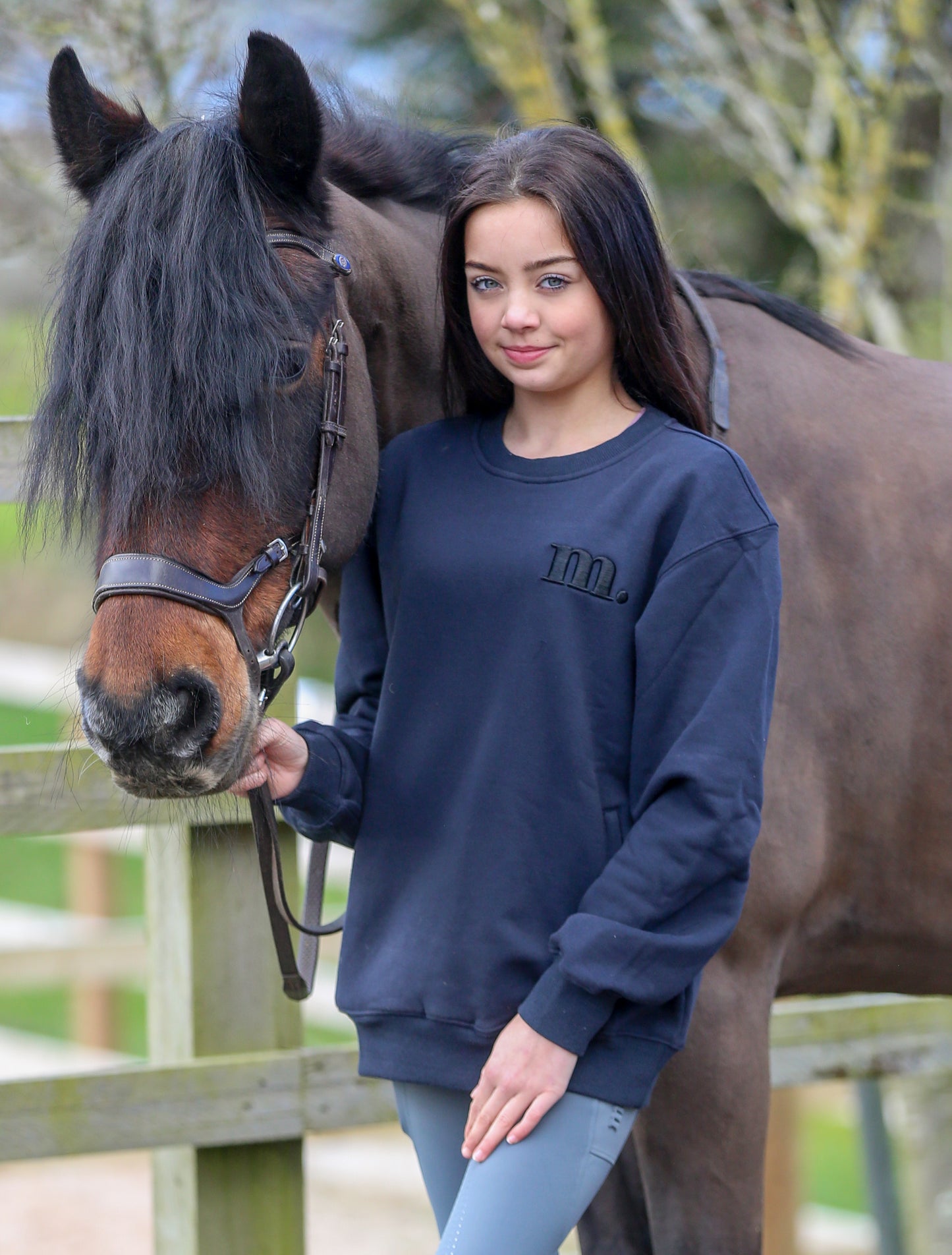 Cosy Crew Neck Jumper Navy