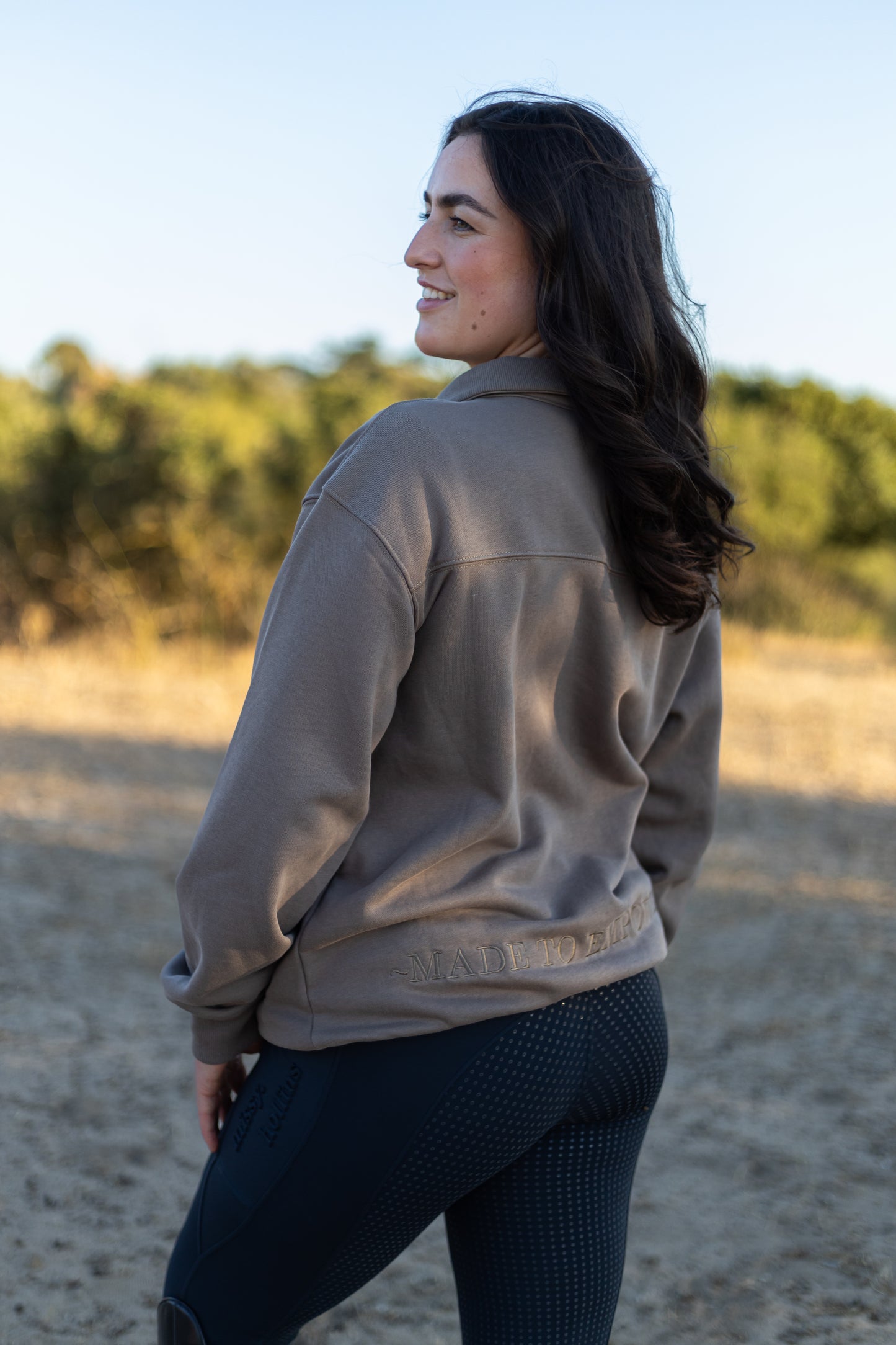 Cosy Collared Jumper Sand Dunes