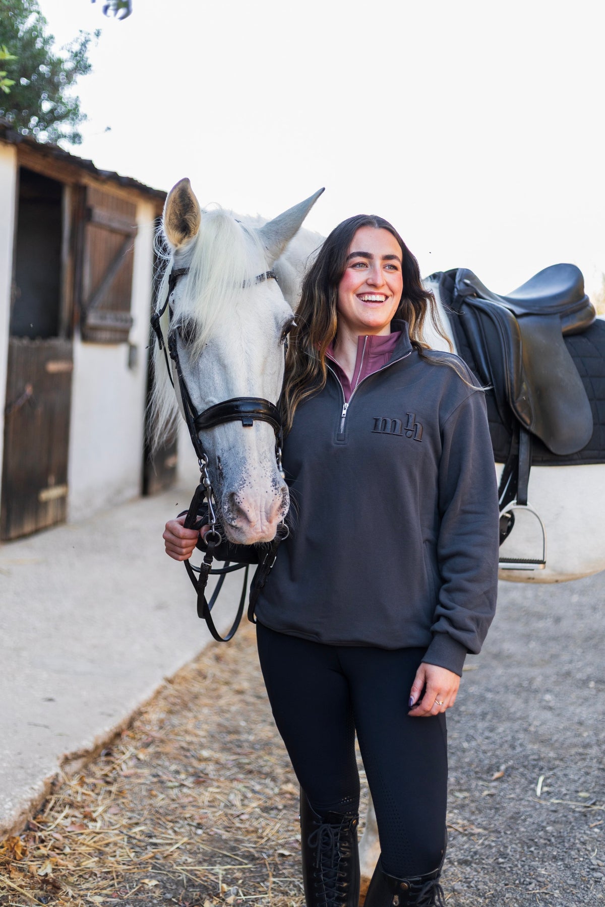 Cosy Quarter Zip Jumper Earth Grey