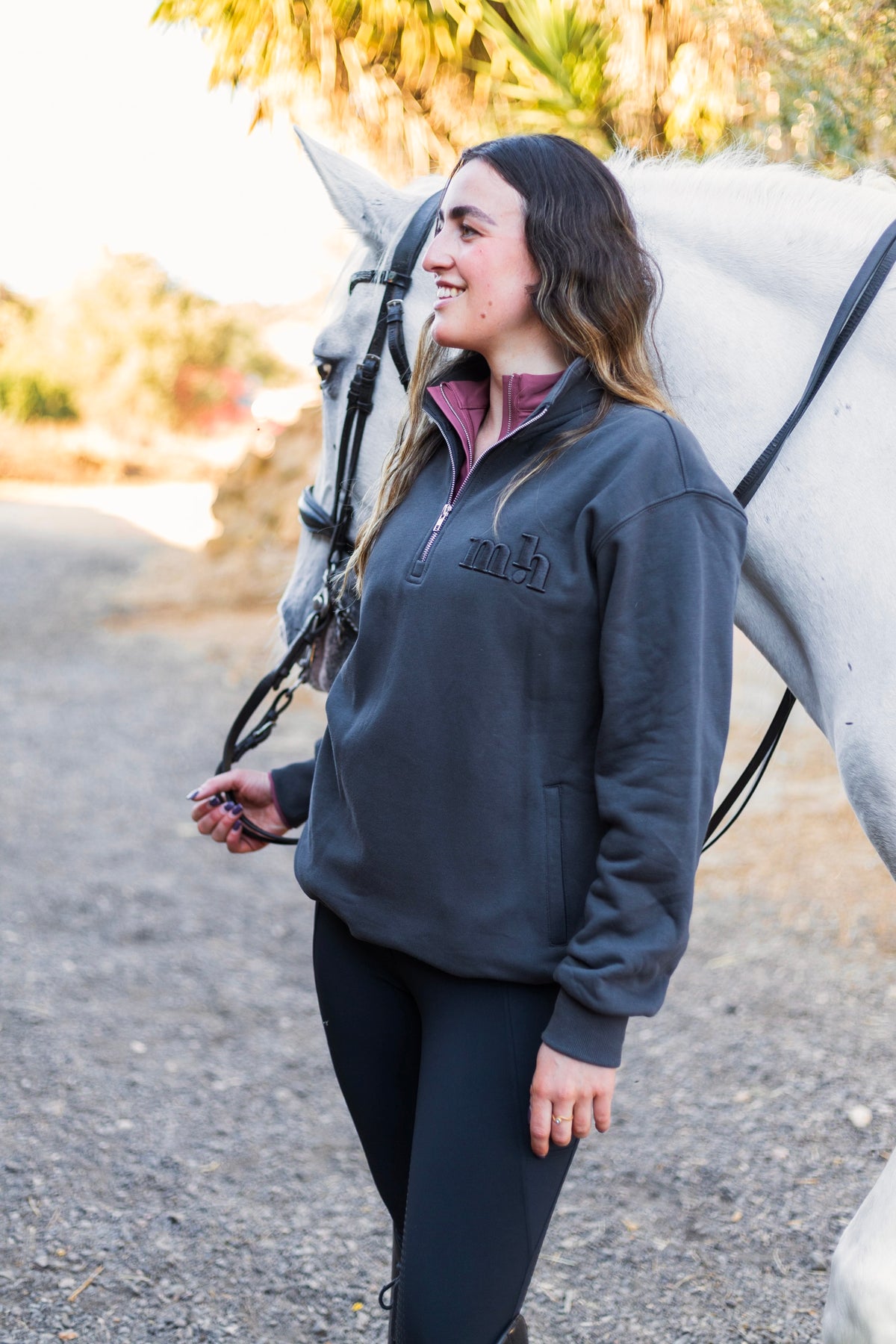 Cosy Quarter Zip Jumper Earth Grey